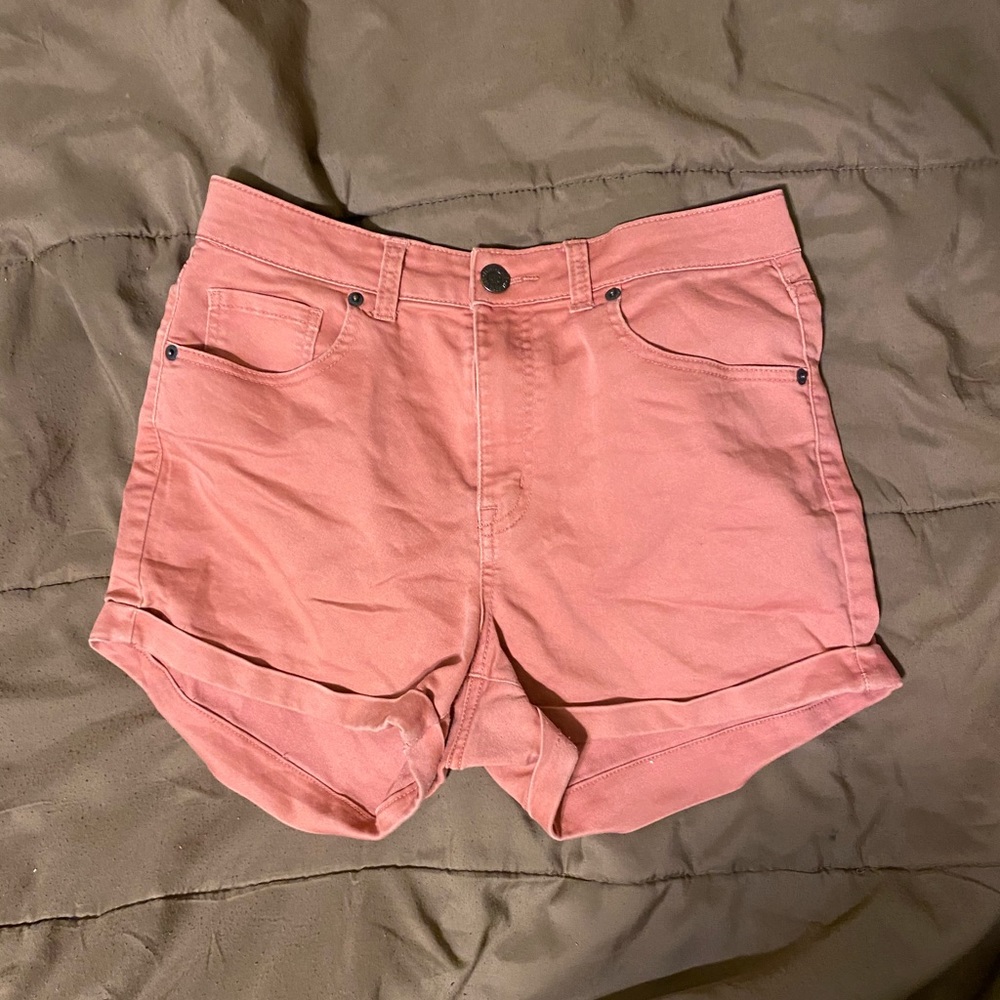 Aeropostale High Waisted Pink Denim Shorts